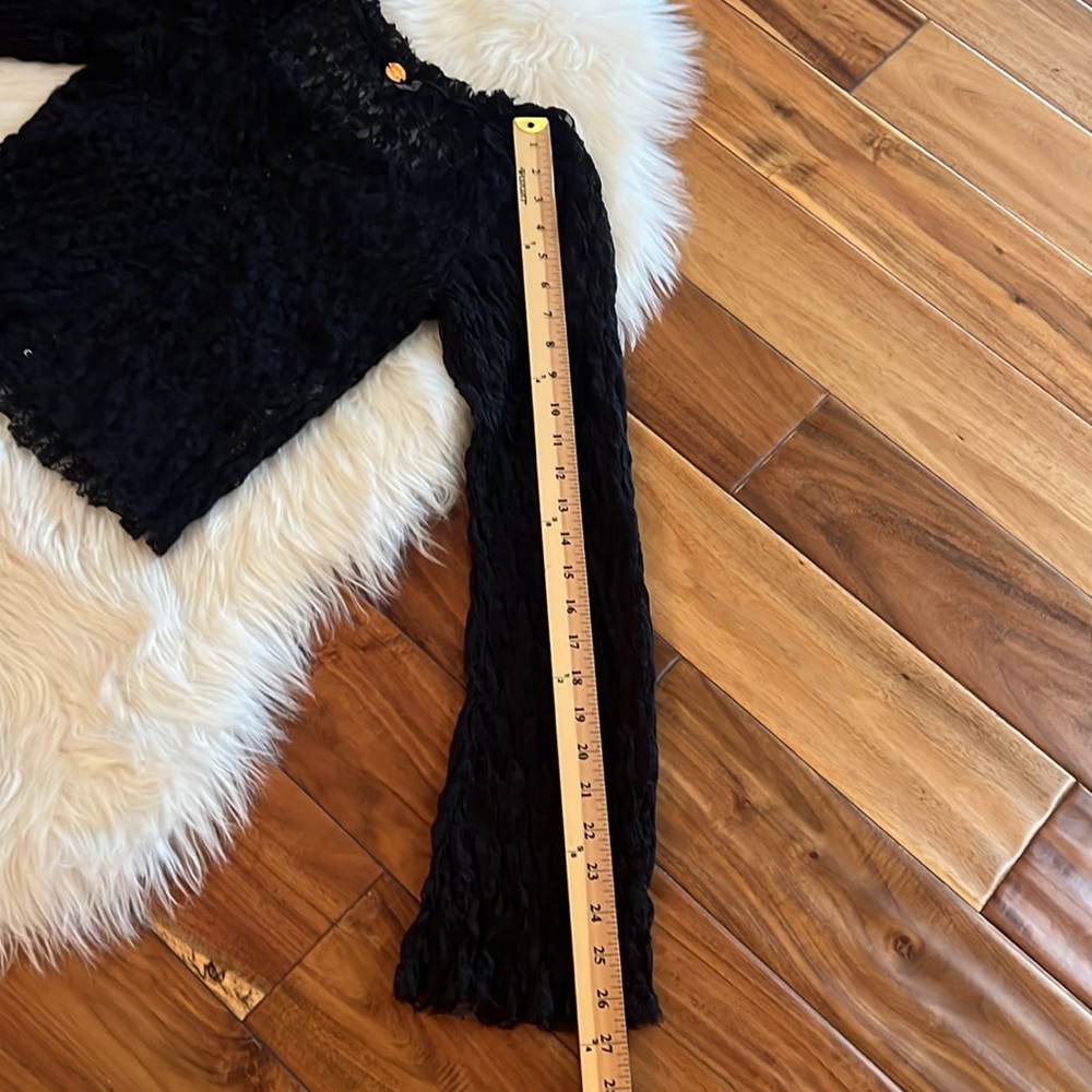 Free People Madison Top in Black Sz Medium - Picture 9 of 13